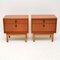 Danish Teak Nightstands, 1960s, Set of 2 2