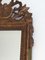 Antiker französischer Spiegel mit vergoldetem & lackiertem Holzrahmen 8