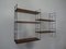 Mid-Century Teak and Metal Wall Unit, 1960s 18