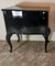 Antique Black Lacquered Wood Dressers, Set of 2 7