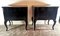 Antique Black Lacquered Wood Dressers, Set of 2 8