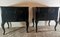Antique Black Lacquered Wood Dressers, Set of 2 14