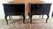 Antique Black Lacquered Wood Dressers, Set of 2 18