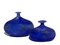 Blaue Vasen aus Muranoglas von Gino Cenedese, 1960er, 2er Set 4