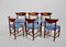Mid-Century Teak Dining Chairs by Peter Hvidt & Orla Mølgaard-Nielsen for Soborg Mobler, 1950s, Set of 6 4