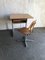 Schweizer Schultisch und Stuhl von Embru, 1960er, 2er Set 4