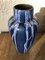 Blue German Vase from Scheurich, 1960s 4