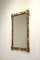 Mid-Century Gilded Iron Mirror with Floral Decor 7