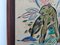 Framed Silk Screen Wall Art, 1920s 2
