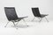 Black Leather Model PK22 Lounge Chairs by Poul Kjærholm for Fritz Hansen, 2009, Set of 2 5