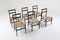 Black Ash and Rope Dining Chairs by Gio Ponti for Cassina, 1980s, Set of 6 3