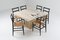 Black Ash and Rope Dining Chairs by Gio Ponti for Cassina, 1980s, Set of 6, Image 6