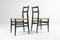 Black Ash and Rope Dining Chairs by Gio Ponti for Cassina, 1980s, Set of 6 2