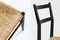 Black Ash and Rope Dining Chairs by Gio Ponti for Cassina, 1980s, Set of 6 11