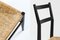 Black Ash and Rope Dining Chairs by Gio Ponti for Cassina, 1980s, Set of 6, Image 11