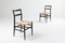 Chaises de Salle à Manger Noires en Frêne et en Corde par Gio Ponti pour Cassina, années 80, Set de 6 5