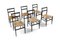 Black Ash and Rope Dining Chairs by Gio Ponti for Cassina, 1980s, Set of 6 10