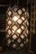 Lampada da soffitto in acciaio e vetro di Murano, anni '70, Immagine 2
