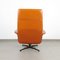 Leatherette and Metal Swivel Armchair, 1970s, Image 2