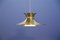 Danish Brass Ceiling Lamp, 1970s 3