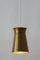 Mid-Century German Brass Pendant Lamp, 1950s 8