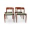 Vintage Model 75 Dining Chairs by Niels Otto Møller for J.L. Møllers, 1960s, Set of 4, Image 5