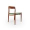 Vintage Model 75 Dining Chairs by Niels Otto Møller for J.L. Møllers, 1960s, Set of 4, Image 1