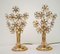 Mid-Century Italian Crystal and Brass Sconces, 1960s, Set of 2 10