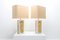 Brass and Travertine Table Lamp by George Matthias, 1970s, Image 6