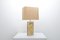 Brass and Travertine Table Lamp by George Matthias, 1970s, Image 4