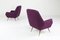 Purple Armchairs by Ico Luisa Parisi, 1950s, Set of 2 4