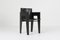Black Oak and Leather Dining Chairs from Arco, 1980s, Set of 6 1