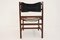 Wooden and Leather Dining Chairs, 1960s, Set of 4, Image 7