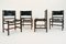 Chaises de Salle à Manger en Bois et Cuir, 1960s, Set de 4 5