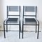 Model Sandow Dining Chairs by René Herbst for Ecart International, 1980s, Set of 2 3