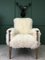 Vintage Sessel mit Bezug aus Schafsfell von Parker Knoll 2