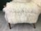 Vintage Sessel mit Bezug aus Schafsfell von Parker Knoll 11