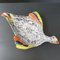 Vintage French Ceramic Bird-Shaped Fruit Bowl, 1960s 9