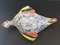 Vintage French Ceramic Bird-Shaped Fruit Bowl, 1960s 1