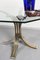 Brass and Chromed Steel Dining Table, 1970s 18