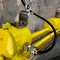 Vintage Industrial Korean Yellow Ceiling Lamp, 1970s, Image 5