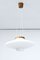 Opaline Glass Model UFO Pendant Lamp by Uno & Östen Kristiansson for Luxus, 1950s 1