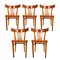 Vintage Wooden Dining Chairs from KOK, Set of 5, Image 1