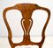 Antike niederländische Esszimmerstühle aus Nussholz & Ahorn mit Intarsien, 4er Set 9