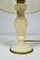 Kleine neoklassizistische italienische Tischlampe aus weißem Marmor, 1920er 5