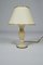 Small Neoclassical Italian White Marble Table Lamp, 1920s, Image 1
