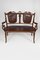 Antique Art Nouveau Bentwood and Leather Living Room Set from Fischel, Set of 5 3