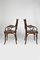 Antique Art Nouveau Bentwood and Leather Living Room Set from Fischel, Set of 5, Image 9