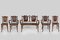 Antique Art Nouveau Bentwood and Leather Living Room Set from Fischel, Set of 5, Image 1