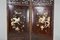 Antique Japanese Carved and Inlaid Wood Room Divider, 1890s, Image 4
